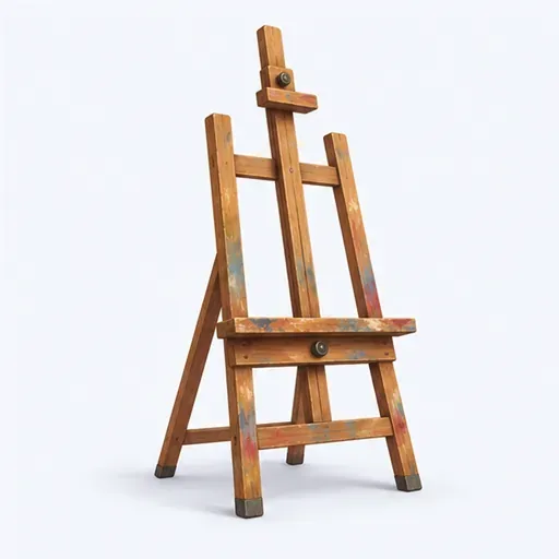 le chevalet: easel