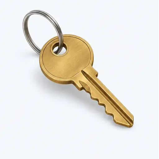 la clé: key