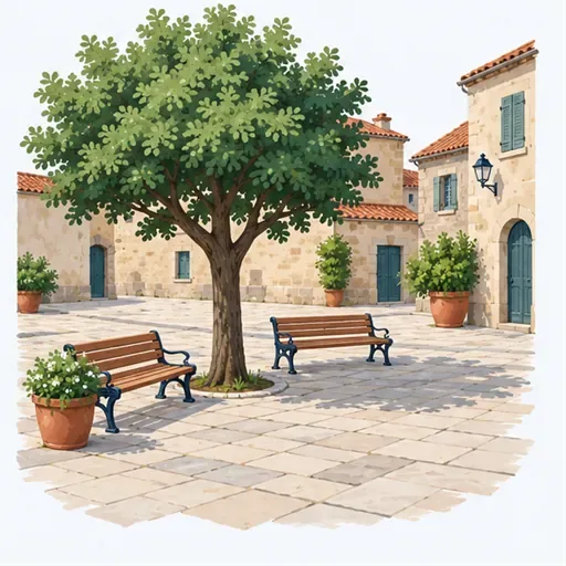 la place: square