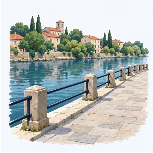 le quai: quayside