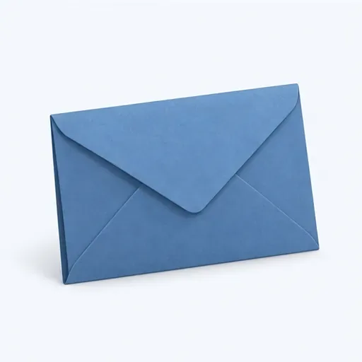 une enveloppe: envelope
