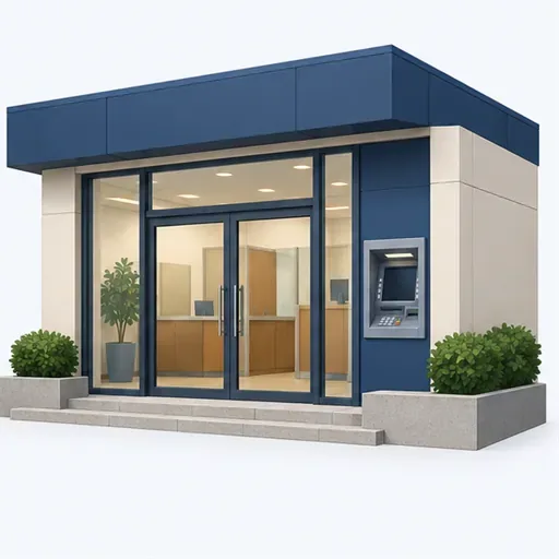 l’agence bancaire: bank branch