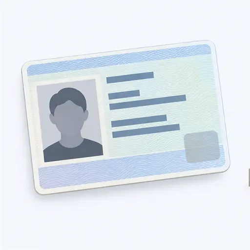la carte d’identité: identity card