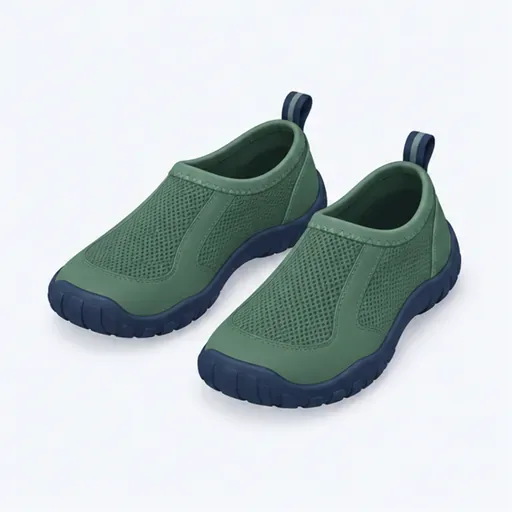 les chaussures d'eau (f.): water shoes