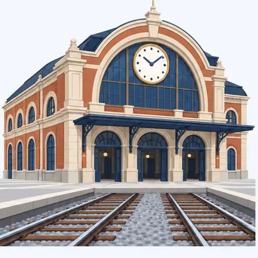 la gare: railway station