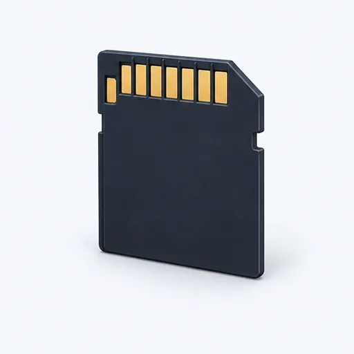 la carte mémoire: memory card