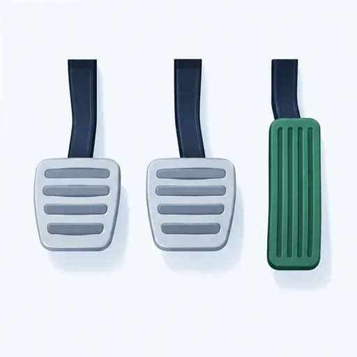 l’accélérateur (m.): accelerator pedal