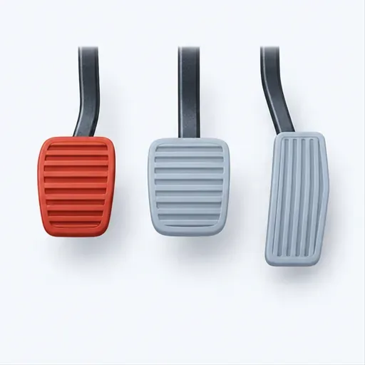la pédale d’embrayage: clutch pedal