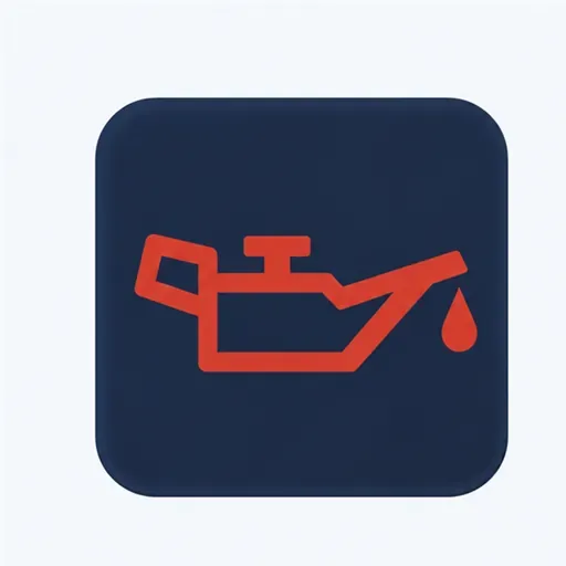 le voyant de pression d’huile: oil-pressure warning light