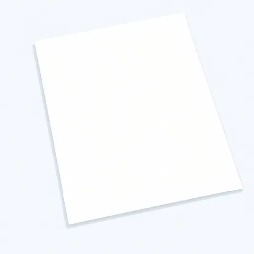 une feuille: sheet of paper