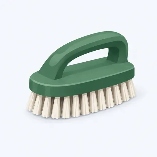 la brosse: scrubbing brush