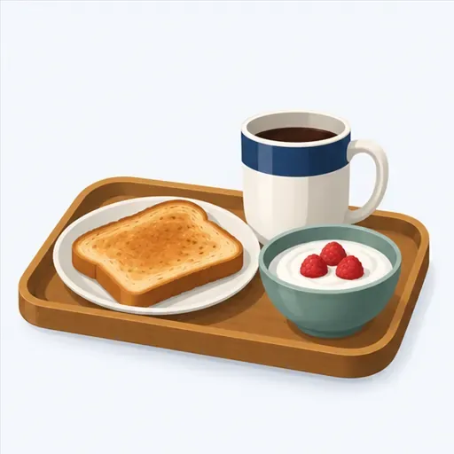 le petit déjeuner: 早餐
