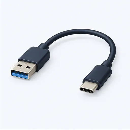 le câble USB: USB cable
