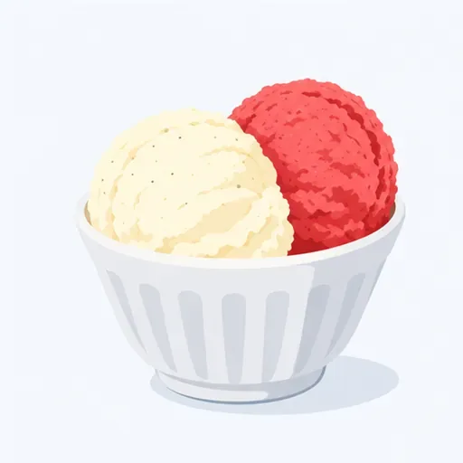 la glace: ice cream