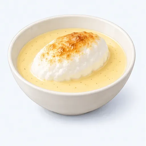 l'île flottante (f.): floating island