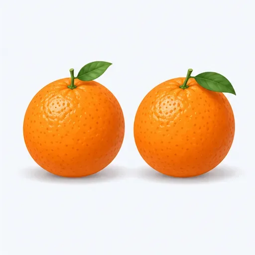 deux oranges: two oranges