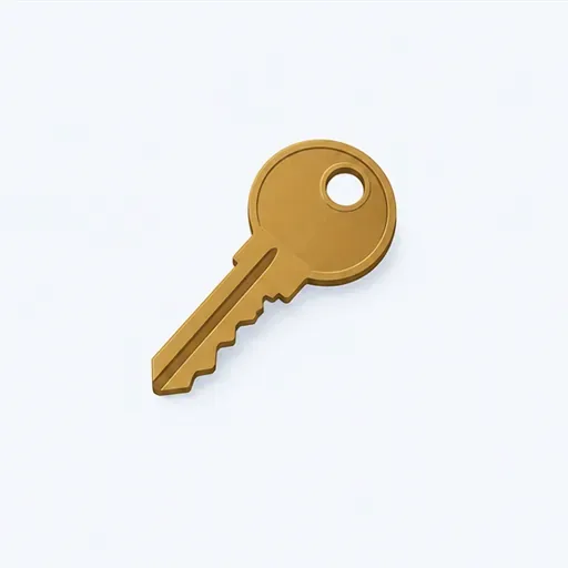la clé: key