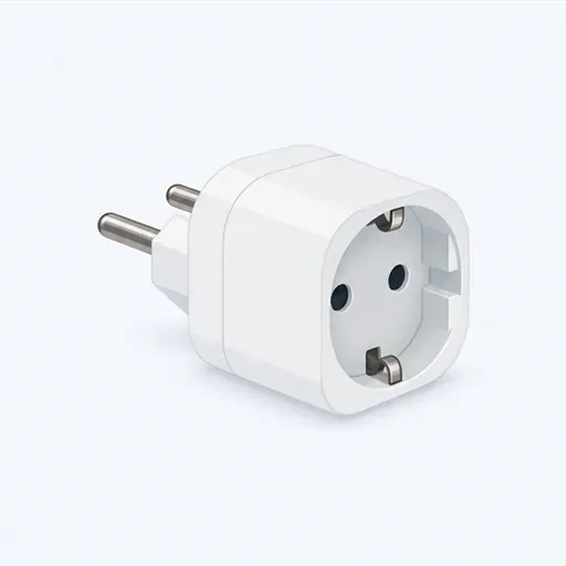 l’adaptateur (m.): plug adaptor