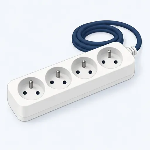la multiprise: multi-socket extension block