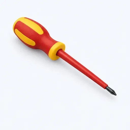 le tournevis isolé: insulated screwdriver