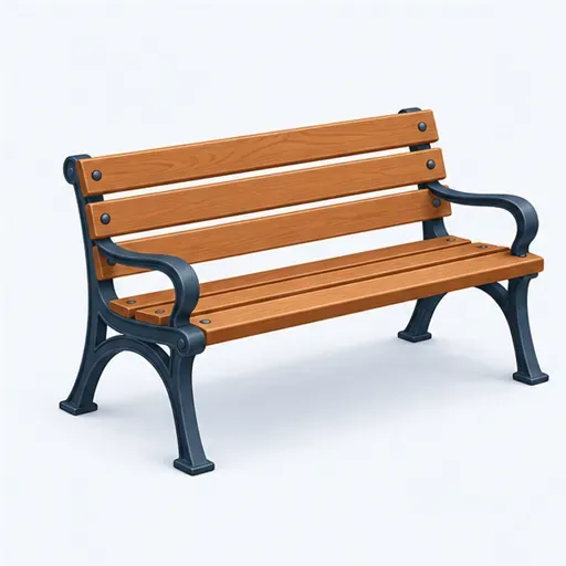 le banc: bench