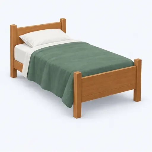 le lit: bed