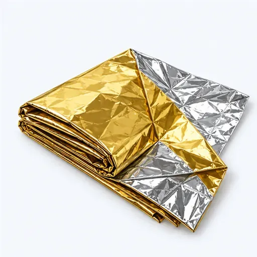 la couverture de survie: emergency foil blanket