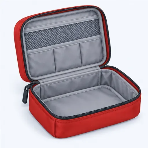 la trousse de secours: first-aid kit bag