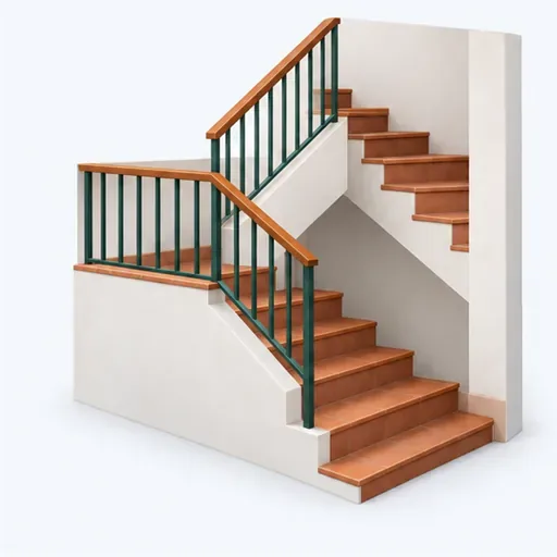 la cage d’escalier: 楼梯间