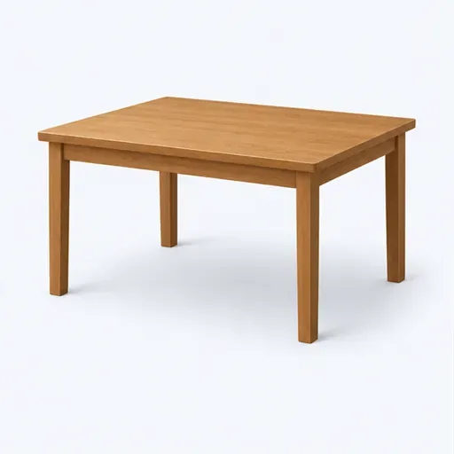 la table de cuisine: 厨房里的桌子