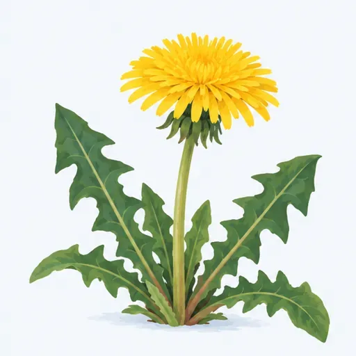 le pissenlit: dandelion