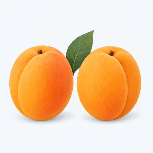 l'abricot (m.): apricot