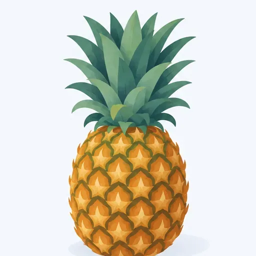 l'ananas (m.): pineapple