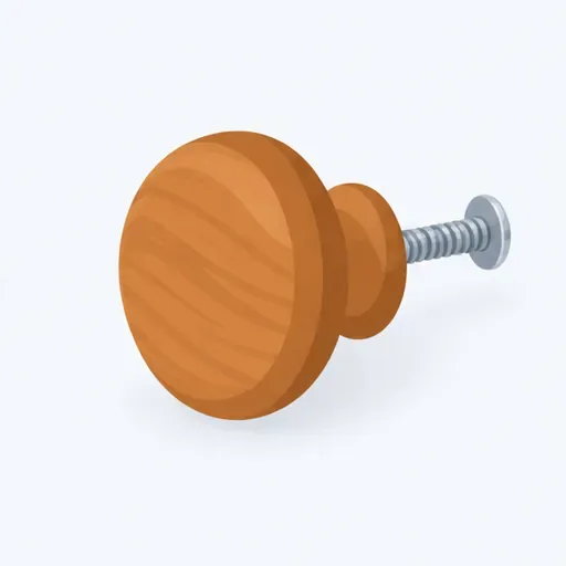 le bouton de meuble: furniture knob