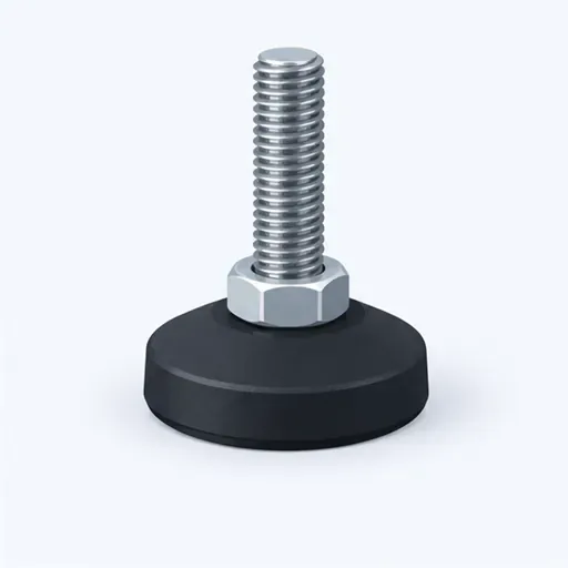 le vérin de réglage: levelling foot