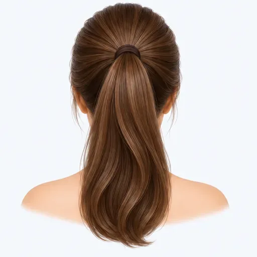 la queue de cheval: ponytail