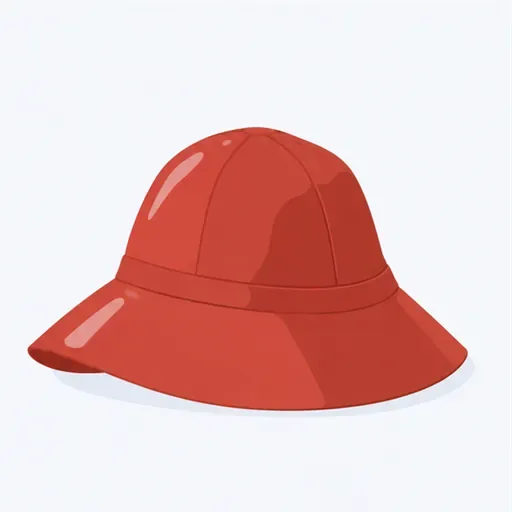 le chapeau de pluie: 防雨帽
