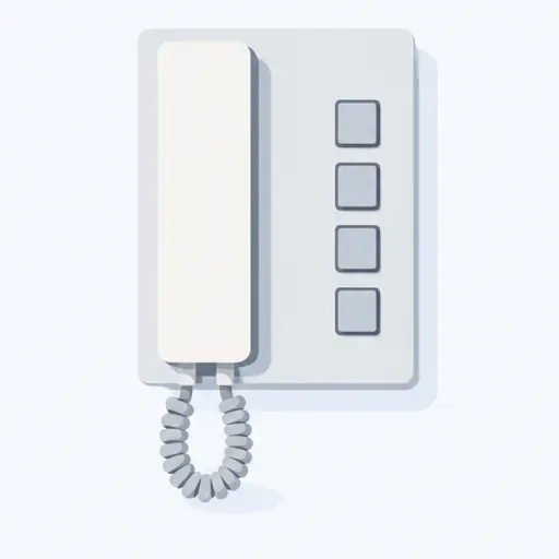 l’interphone: 玄関インターホン