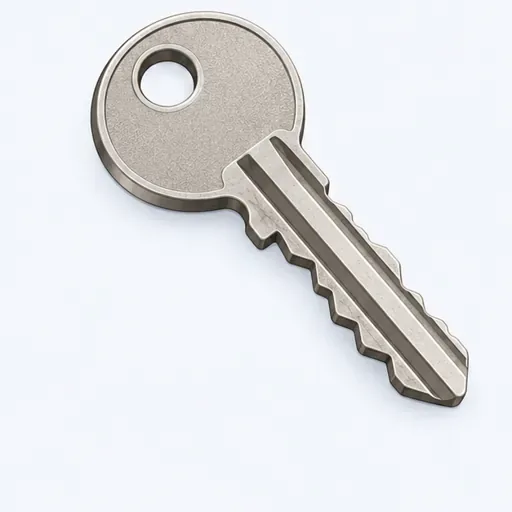 la clé: key