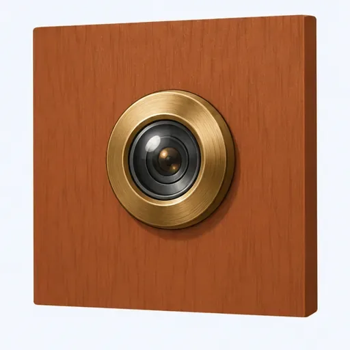 le judas: door viewer; peephole