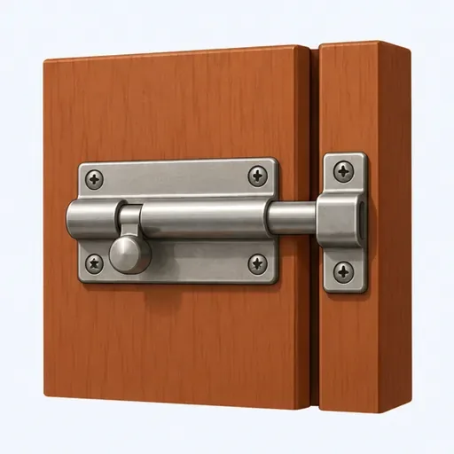 le verrou: door bolt