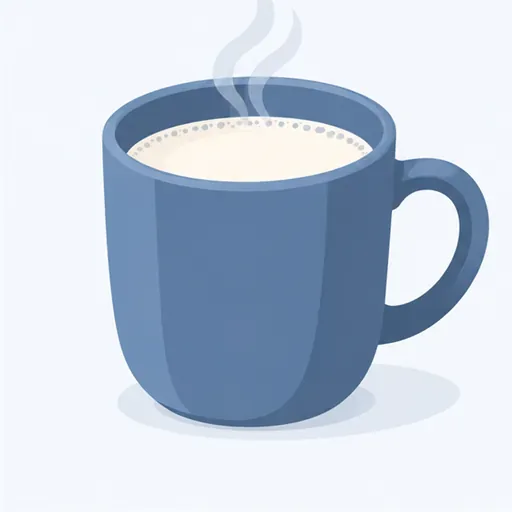 un lait chaud: hot milk
