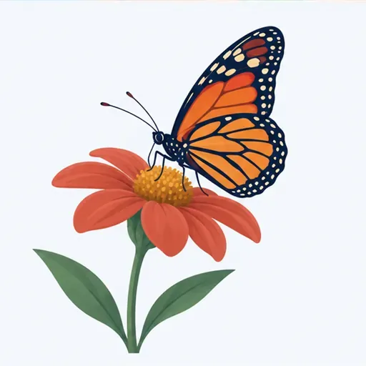 le papillon: butterfly