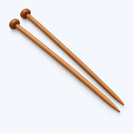 les aiguilles à tricoter (f.): knitting needles