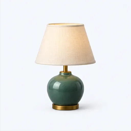 la lampe de chevet: bedside lamp