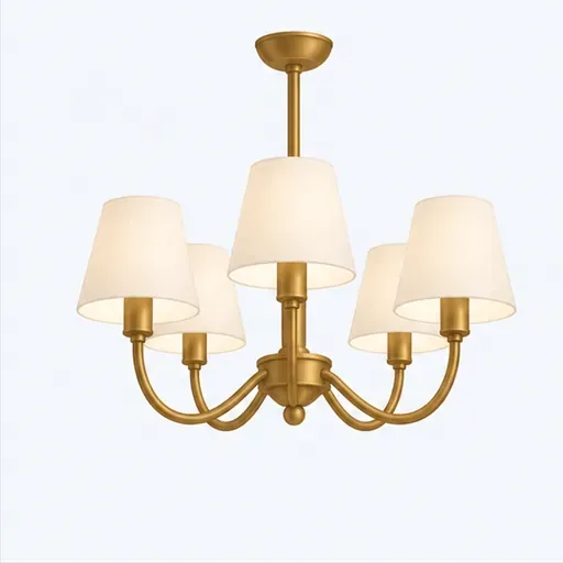 le lustre: chandelier