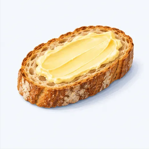 la tartine: slice of bread with a topping
