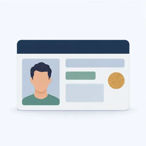 une pièce d’identité: 一份身份证件