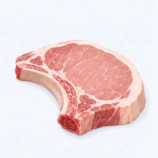 la côte de porc: 猪排