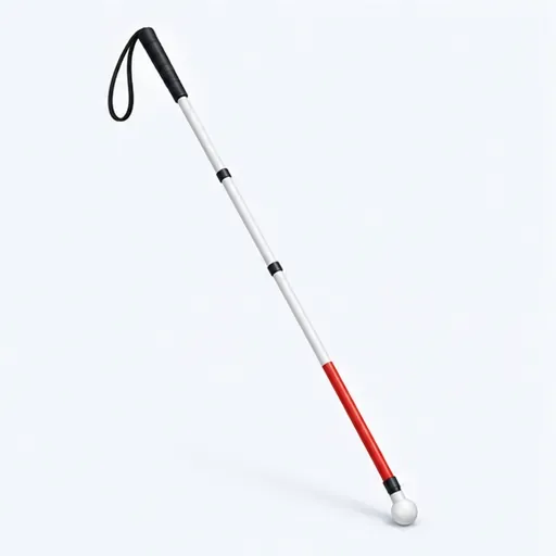 la canne blanche: white cane